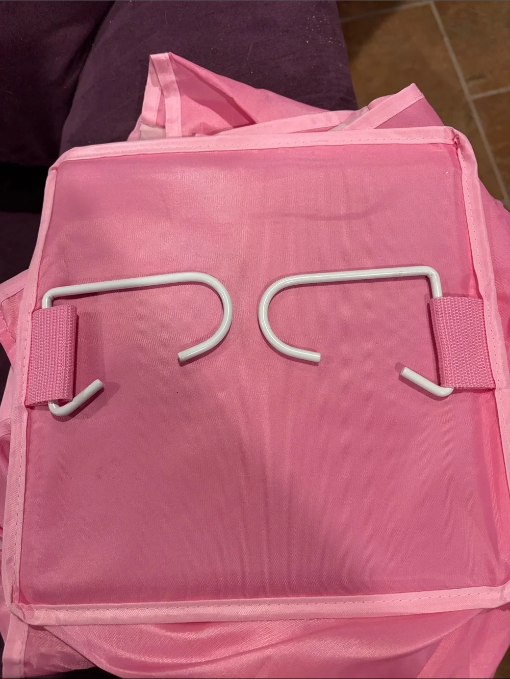 Pink Hanging Closet Organizer Storage Shelf - Brand Unspecified